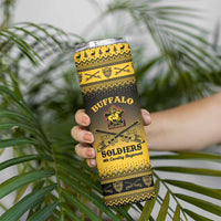 Buffalo Soldiers Christmas Skinny Tumbler 9th Cavalry Regiment - Wonder Print Shop