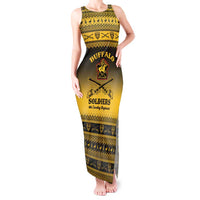 Buffalo Soldiers Christmas Tank Maxi Dress 9th Cavalry Regiment - Wonder Print Shop