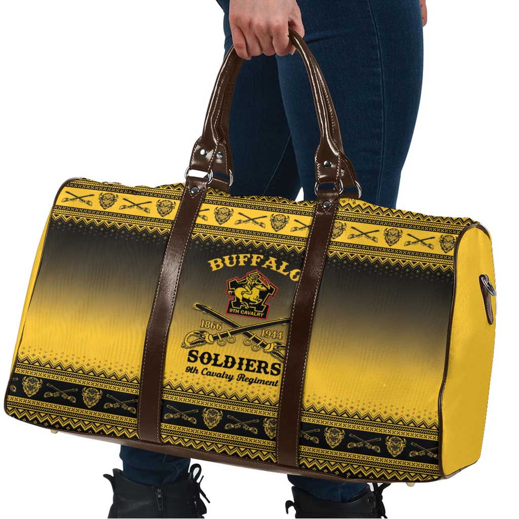 Buffalo Soldiers Christmas Travel Bag 9th Cavalry Regiment - Wonder Print Shop