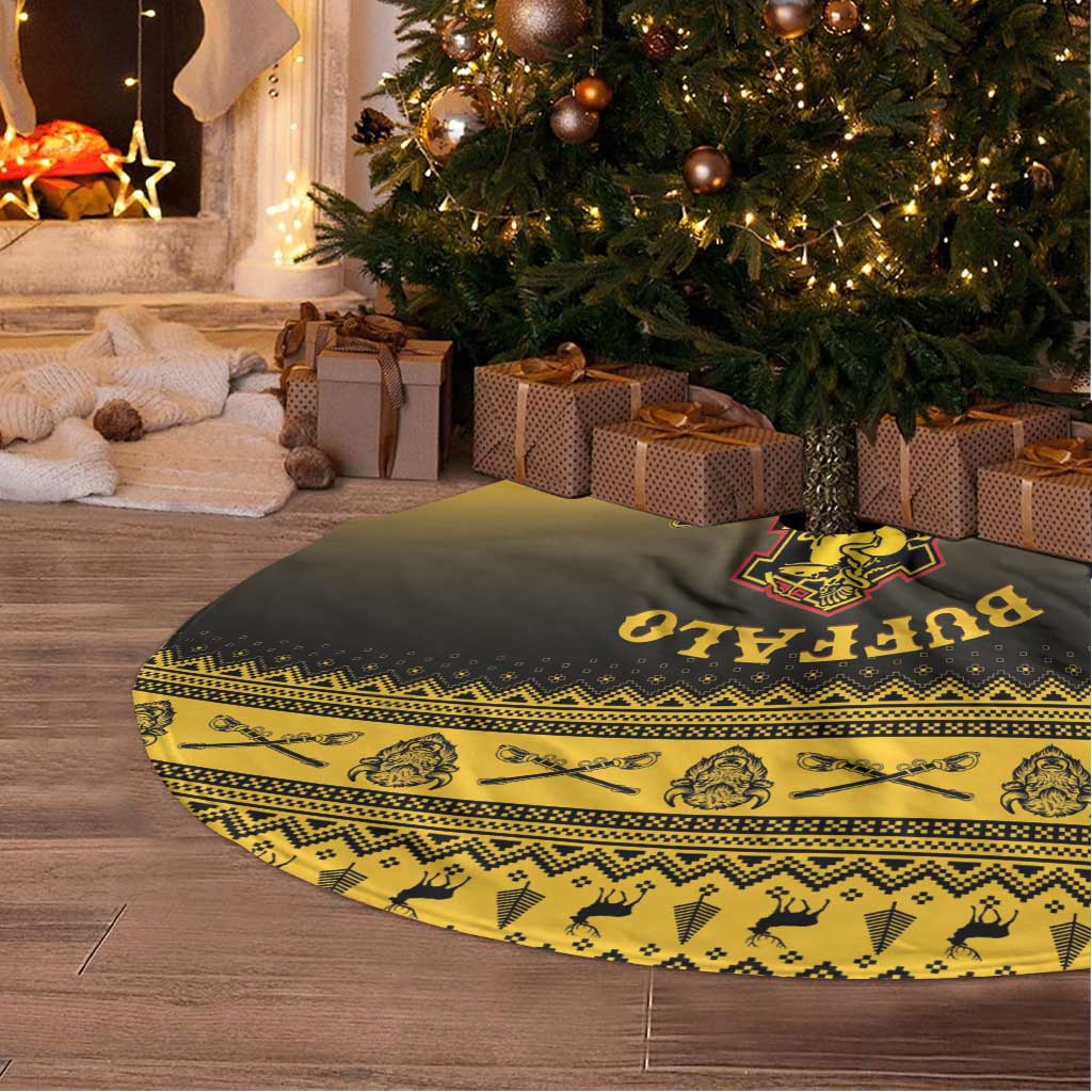 Buffalo Soldiers Christmas Tree Skirt 9th Cavalry Regiment - Wonder Print Shop