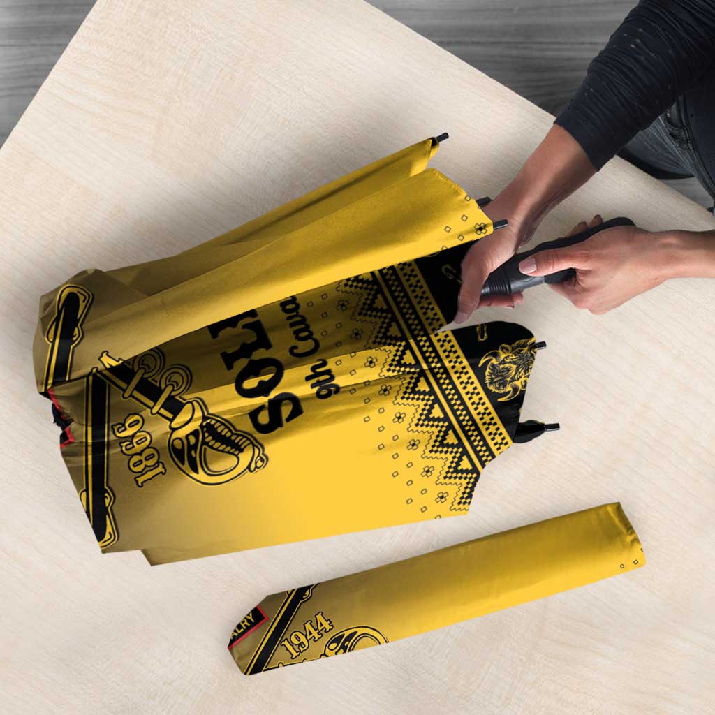 Buffalo Soldiers Christmas Umbrella 9th Cavalry Regiment - Wonder Print Shop