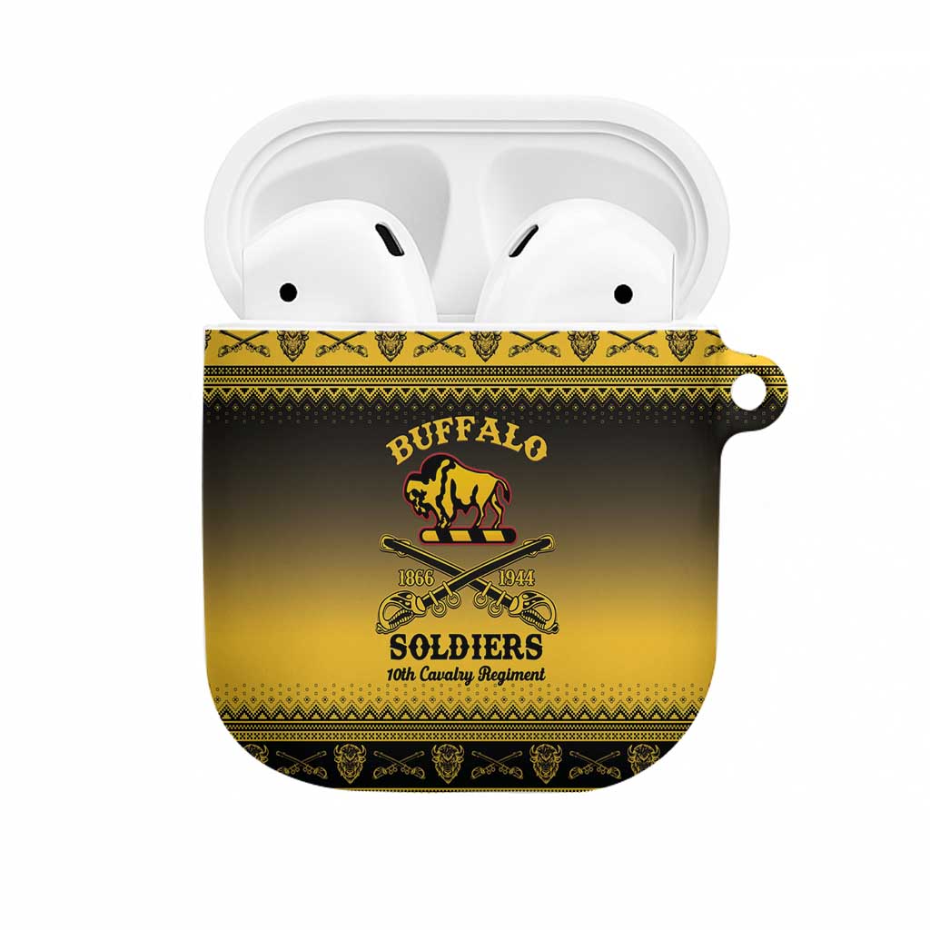 Buffalo Soldiers Christmas AirPods Case 10th Cavalry Regiment - Wonder Print Shop