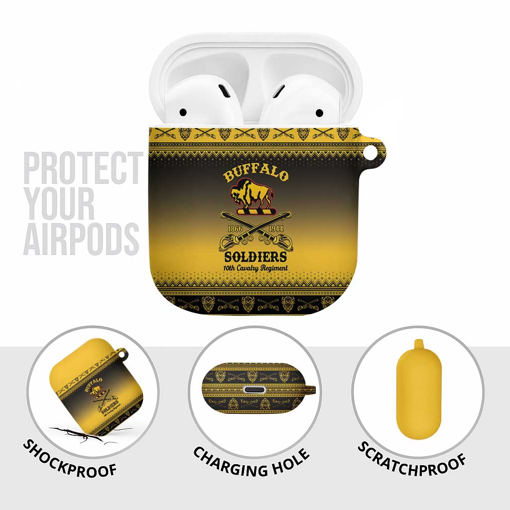 Buffalo Soldiers Christmas AirPods Case 10th Cavalry Regiment - Wonder Print Shop