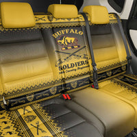 Buffalo Soldiers Christmas Back Car Seat Cover 10th Cavalry Regiment - Wonder Print Shop