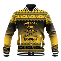 Buffalo Soldiers Christmas Baseball Jacket 10th Cavalry Regiment - Wonder Print Shop
