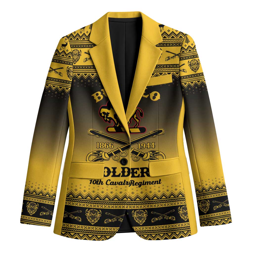 Buffalo Soldiers Christmas Blazer 10th Cavalry Regiment - Wonder Print Shop