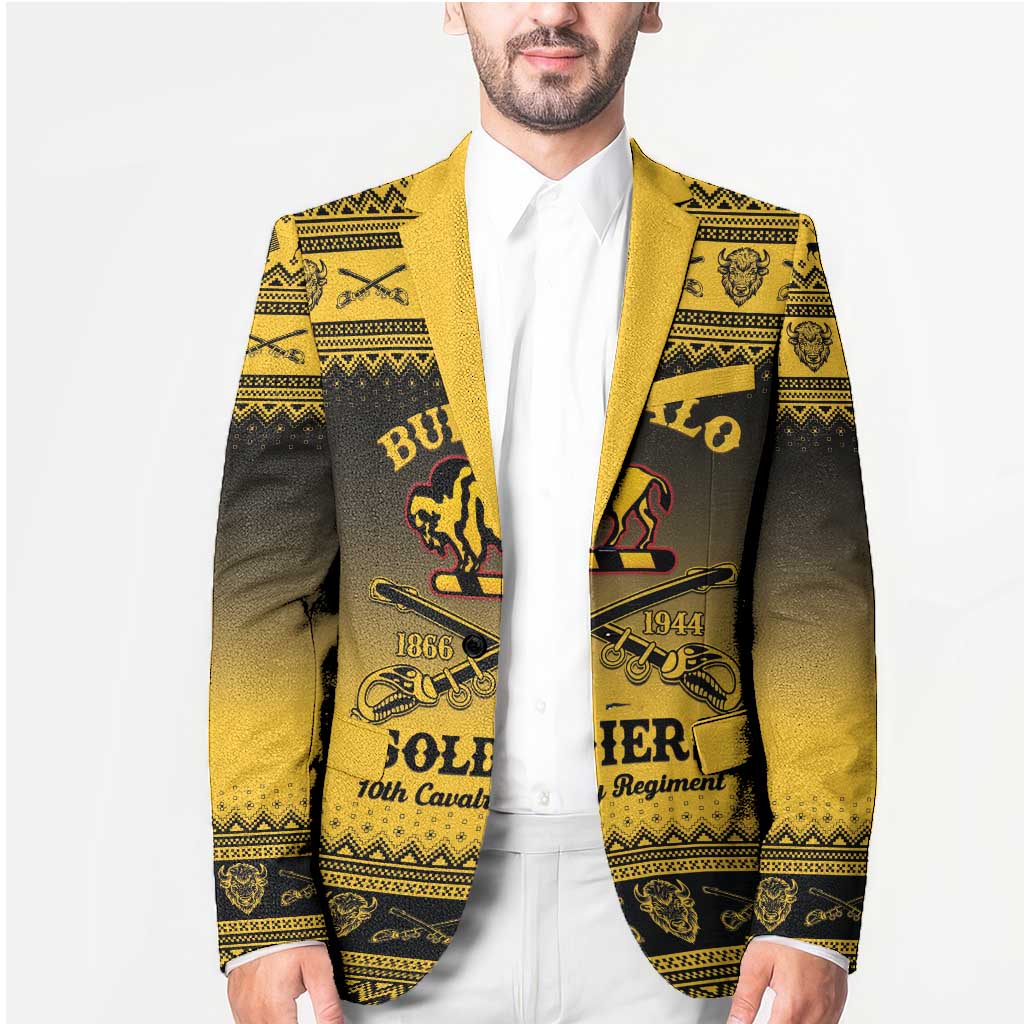 Buffalo Soldiers Christmas Blazer 10th Cavalry Regiment - Wonder Print Shop