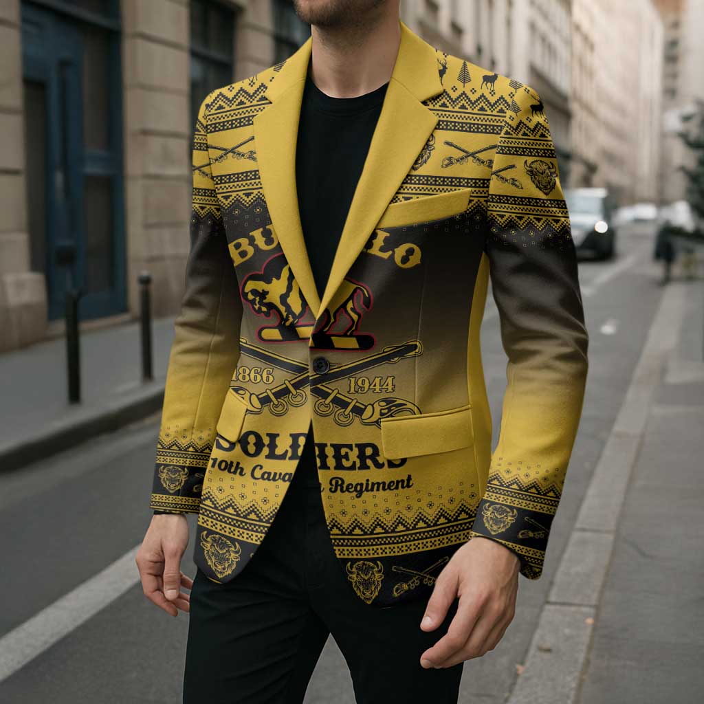 Buffalo Soldiers Christmas Blazer 10th Cavalry Regiment - Wonder Print Shop