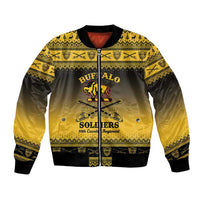 Buffalo Soldiers Christmas Bomber Jacket 10th Cavalry Regiment - Wonder Print Shop