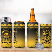 Buffalo Soldiers Christmas 4 in 1 Can Cooler Tumbler 10th Cavalry Regiment - Wonder Print Shop
