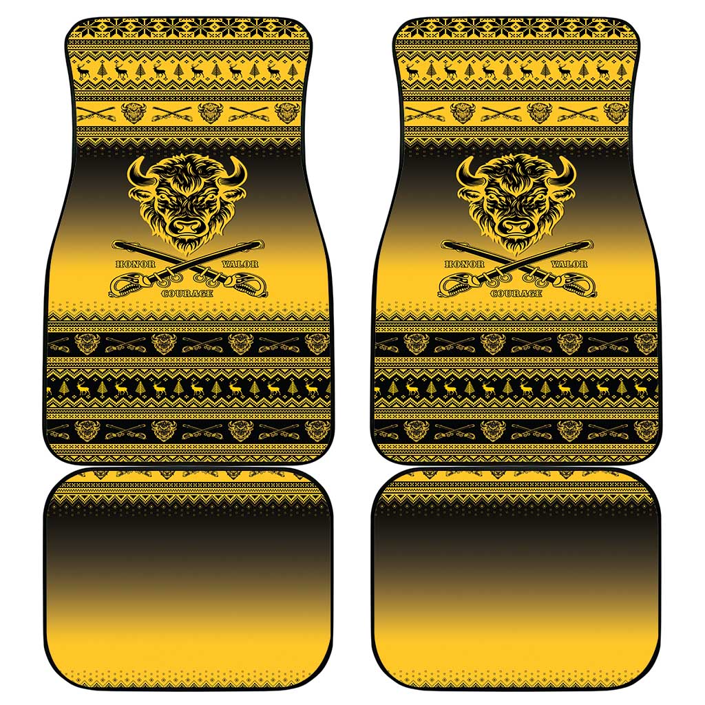 Buffalo Soldiers Christmas Car Mats 10th Cavalry Regiment - Wonder Print Shop