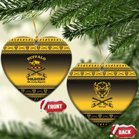 Buffalo Soldiers Christmas Ceramic Ornament 10th Cavalry Regiment - Wonder Print Shop
