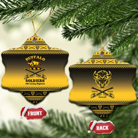 Buffalo Soldiers Christmas Ceramic Ornament 10th Cavalry Regiment - Wonder Print Shop