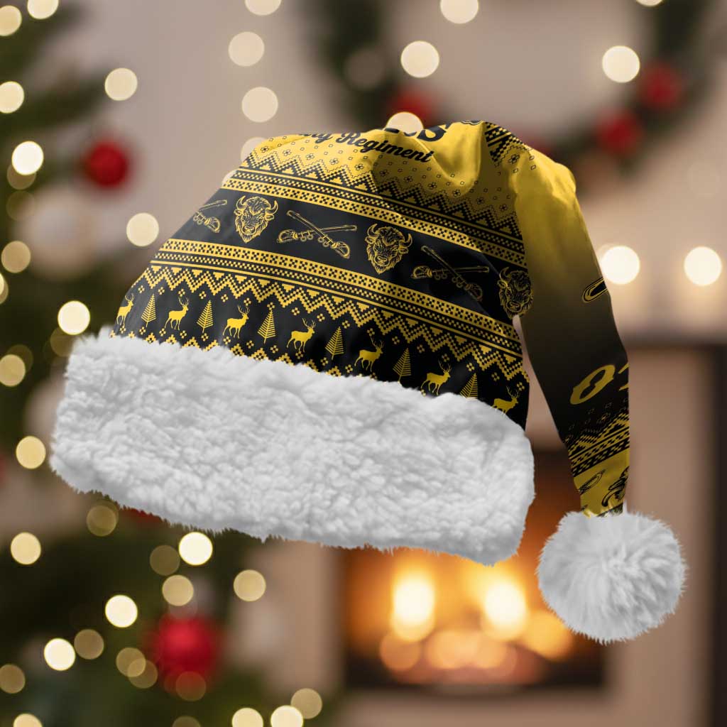 Buffalo Soldiers Christmas Santa Hat 10th Cavalry Regiment - Wonder Print Shop