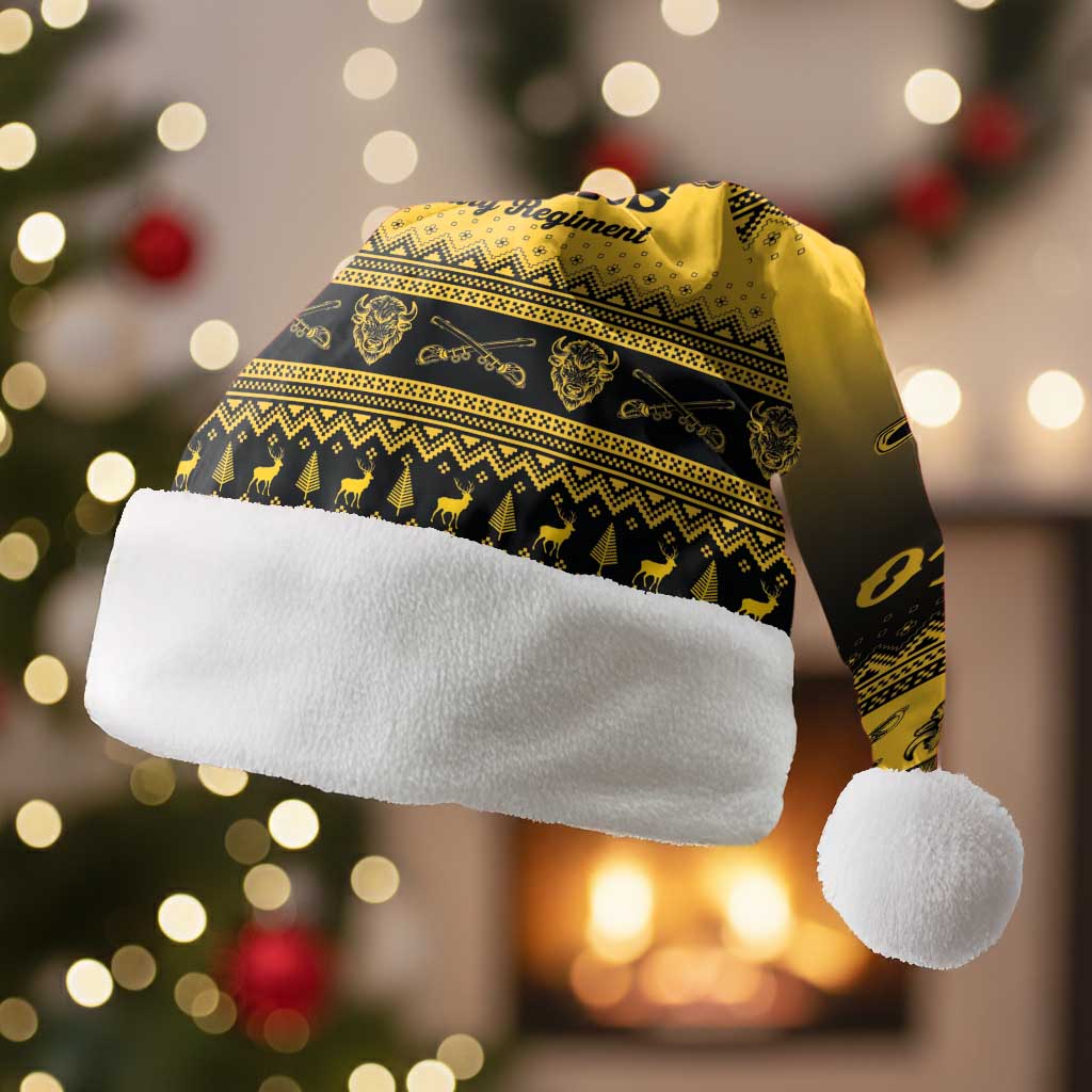 Buffalo Soldiers Christmas Santa Hat 10th Cavalry Regiment - Wonder Print Shop