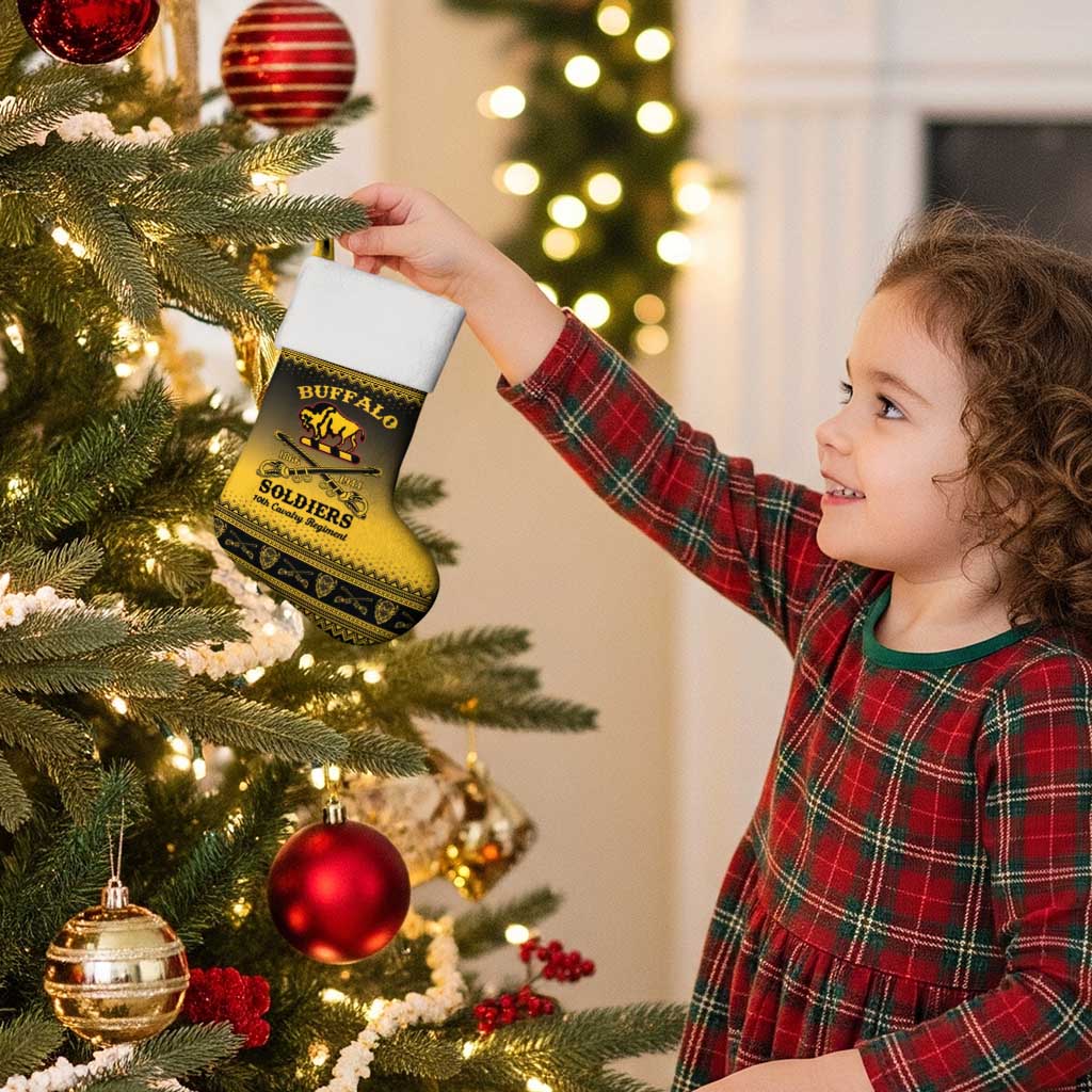 Buffalo Soldiers Christmas Stocking 10th Cavalry Regiment - Wonder Print Shop