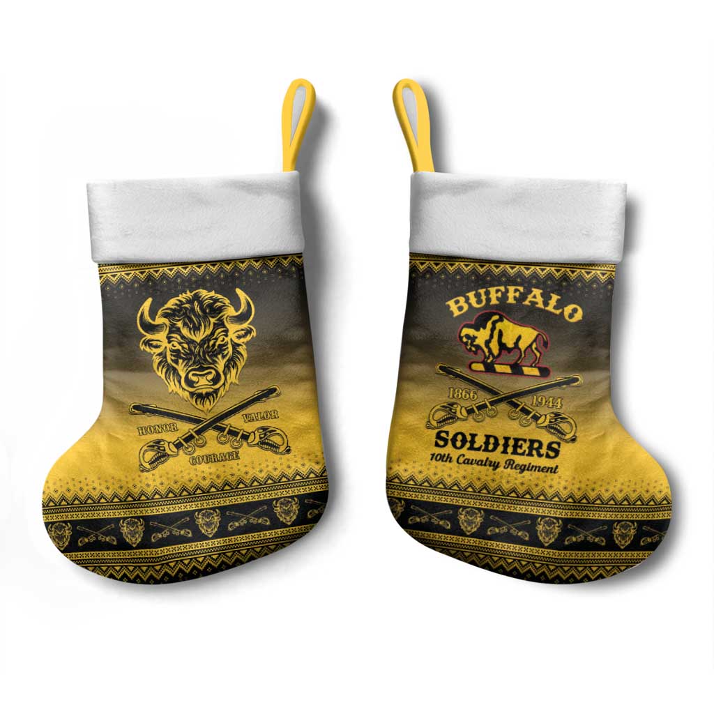 Buffalo Soldiers Christmas Stocking 10th Cavalry Regiment - Wonder Print Shop