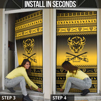 Buffalo Soldiers Christmas Door Cover 10th Cavalry Regiment - Wonder Print Shop