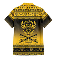 Buffalo Soldiers Christmas Family Matching Mermaid Dress and Hawaiian Shirt 10th Cavalry Regiment - Wonder Print Shop