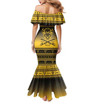 Buffalo Soldiers Christmas Family Matching Mermaid Dress and Hawaiian Shirt 10th Cavalry Regiment - Wonder Print Shop