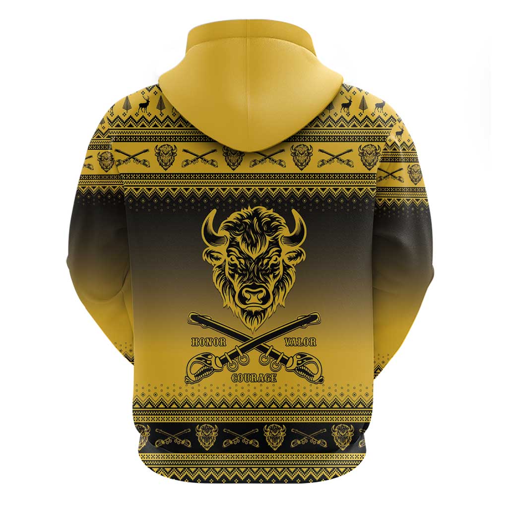 Buffalo Soldiers Christmas Hoodie 10th Cavalry Regiment - Wonder Print Shop