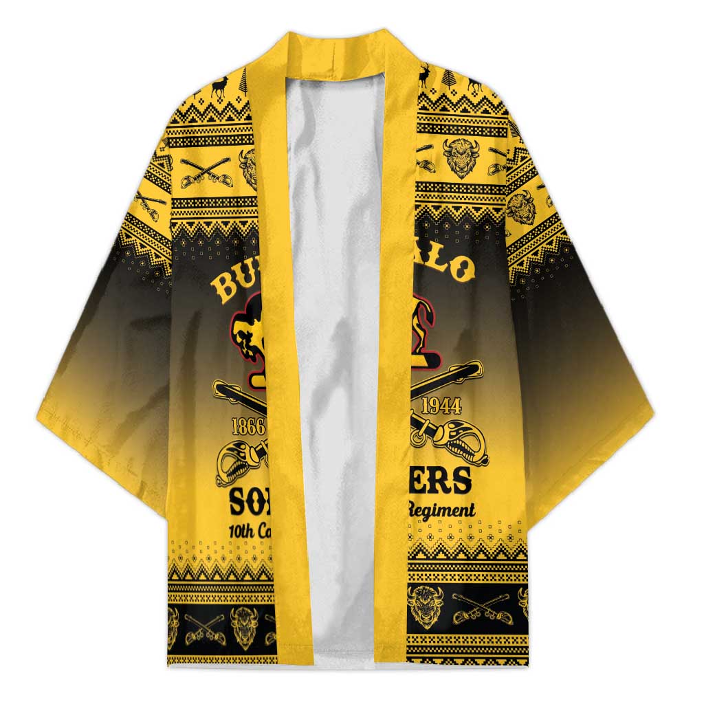 Buffalo Soldiers Christmas Kimono 10th Cavalry Regiment - Wonder Print Shop