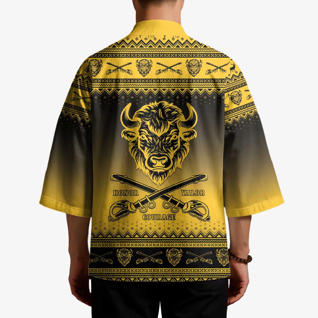 Buffalo Soldiers Christmas Kimono 10th Cavalry Regiment - Wonder Print Shop