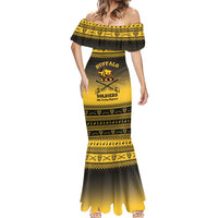 Buffalo Soldiers Christmas Mermaid Dress 10th Cavalry Regiment - Wonder Print Shop