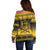 Buffalo Soldiers Christmas Off Shoulder Sweater 10th Cavalry Regiment - Wonder Print Shop