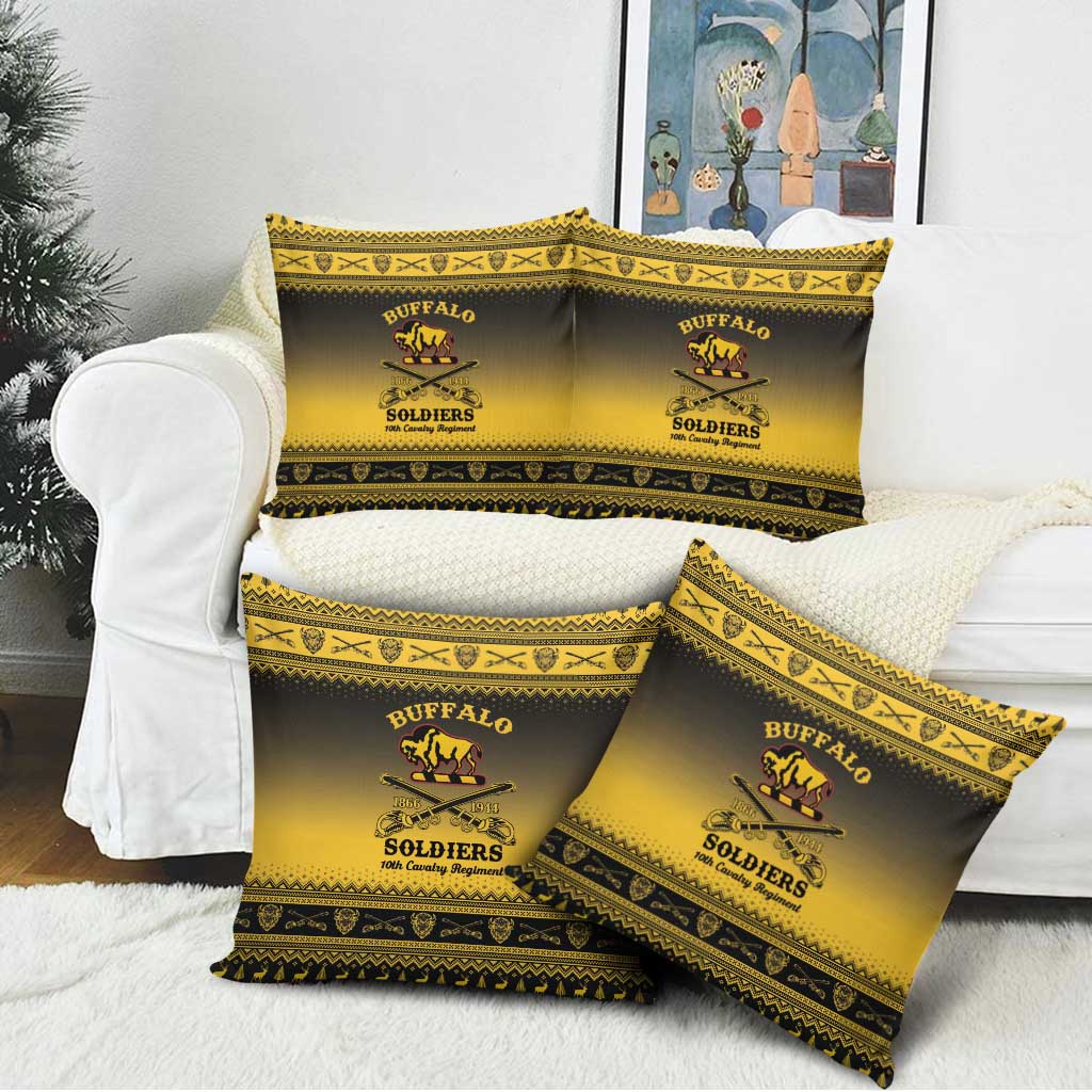 Buffalo Soldiers Christmas Pillow Cover 10th Cavalry Regiment - Wonder Print Shop