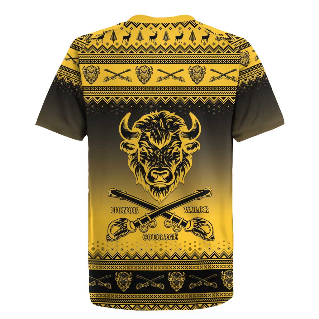 Buffalo Soldiers Christmas Rugby Jersey 10th Cavalry Regiment - Wonder Print Shop