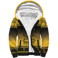 Buffalo Soldiers Christmas Sherpa Hoodie 10th Cavalry Regiment - Wonder Print Shop