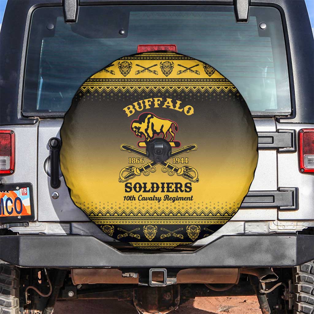 Buffalo Soldiers Christmas Spare Tire Cover 10th Cavalry Regiment - Wonder Print Shop