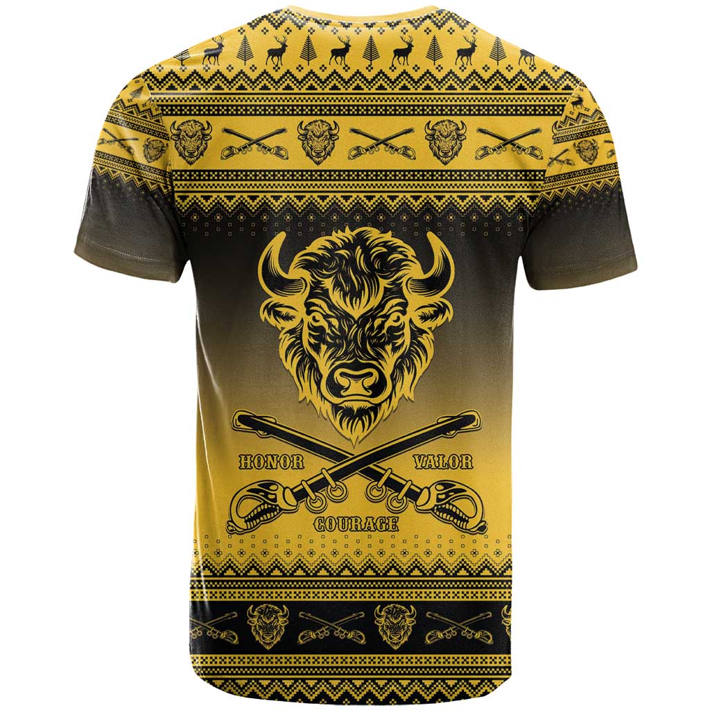 Buffalo Soldiers Christmas T Shirt 10th Cavalry Regiment - Wonder Print Shop