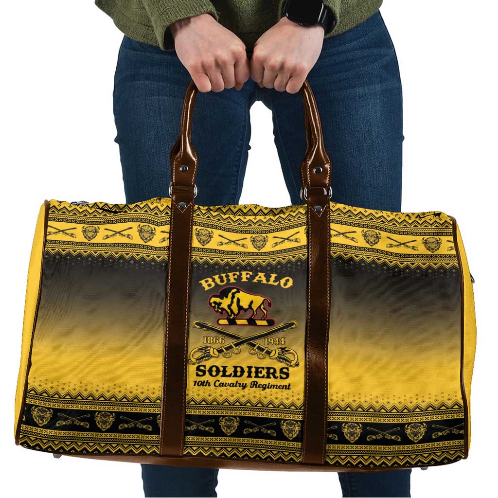 Buffalo Soldiers Christmas Travel Bag 10th Cavalry Regiment - Wonder Print Shop