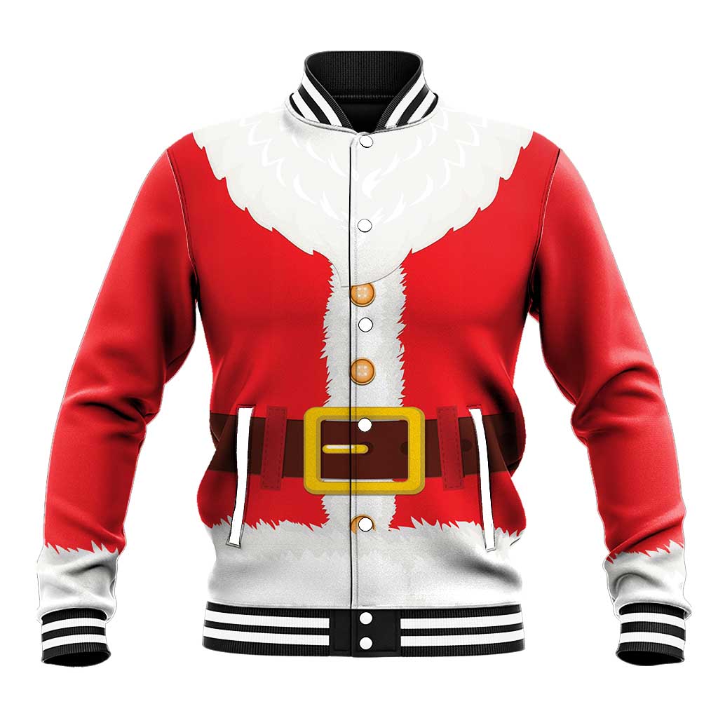 Santa Claus Costume Baseball Jacket Christmas Holiday Cosplay - Wonder Print Shop