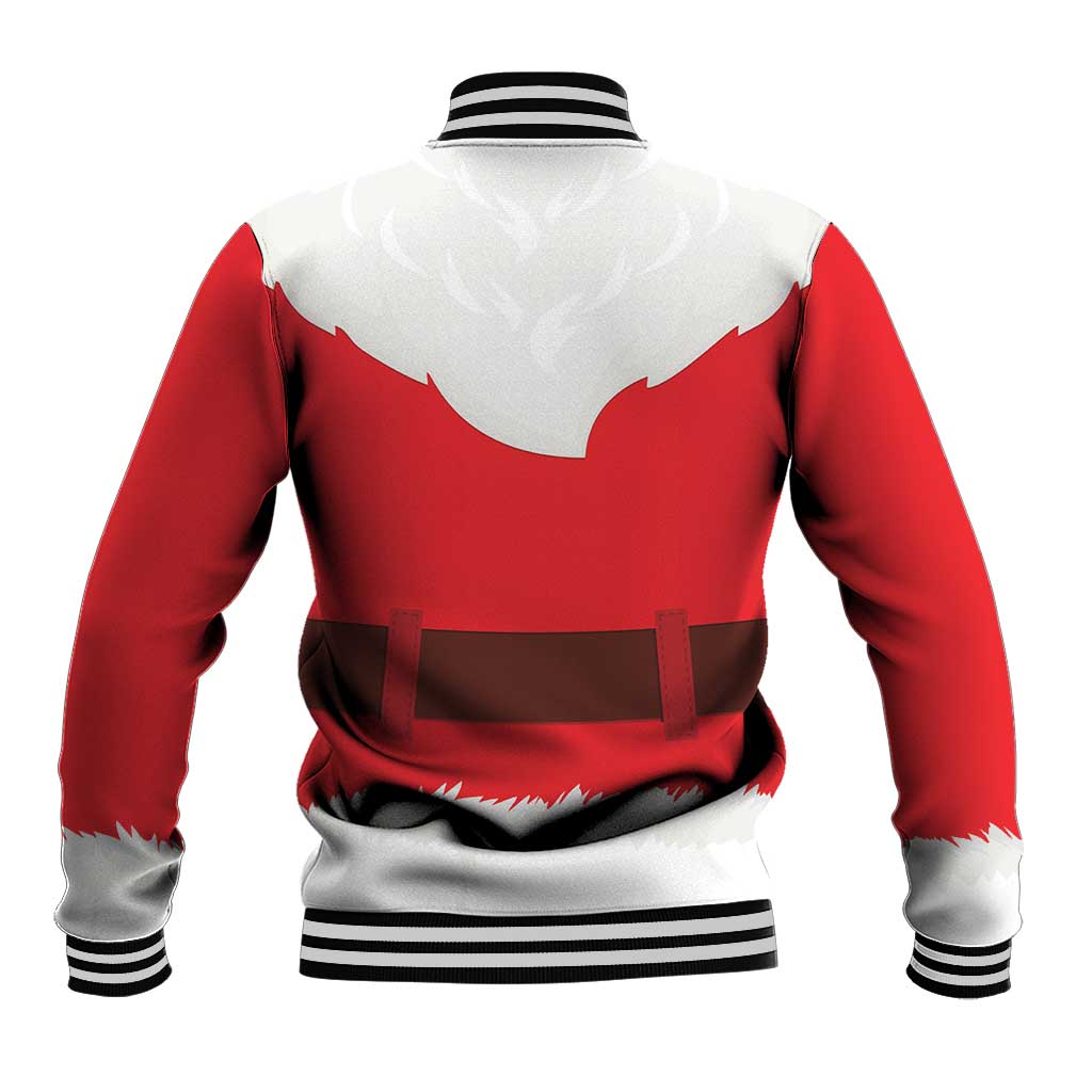 Santa Claus Costume Baseball Jacket Christmas Holiday Cosplay - Wonder Print Shop