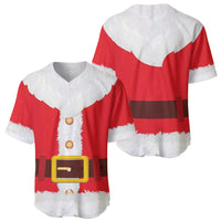 Santa Claus Costume Baseball Jersey Christmas Holiday Cosplay - Wonder Print Shop