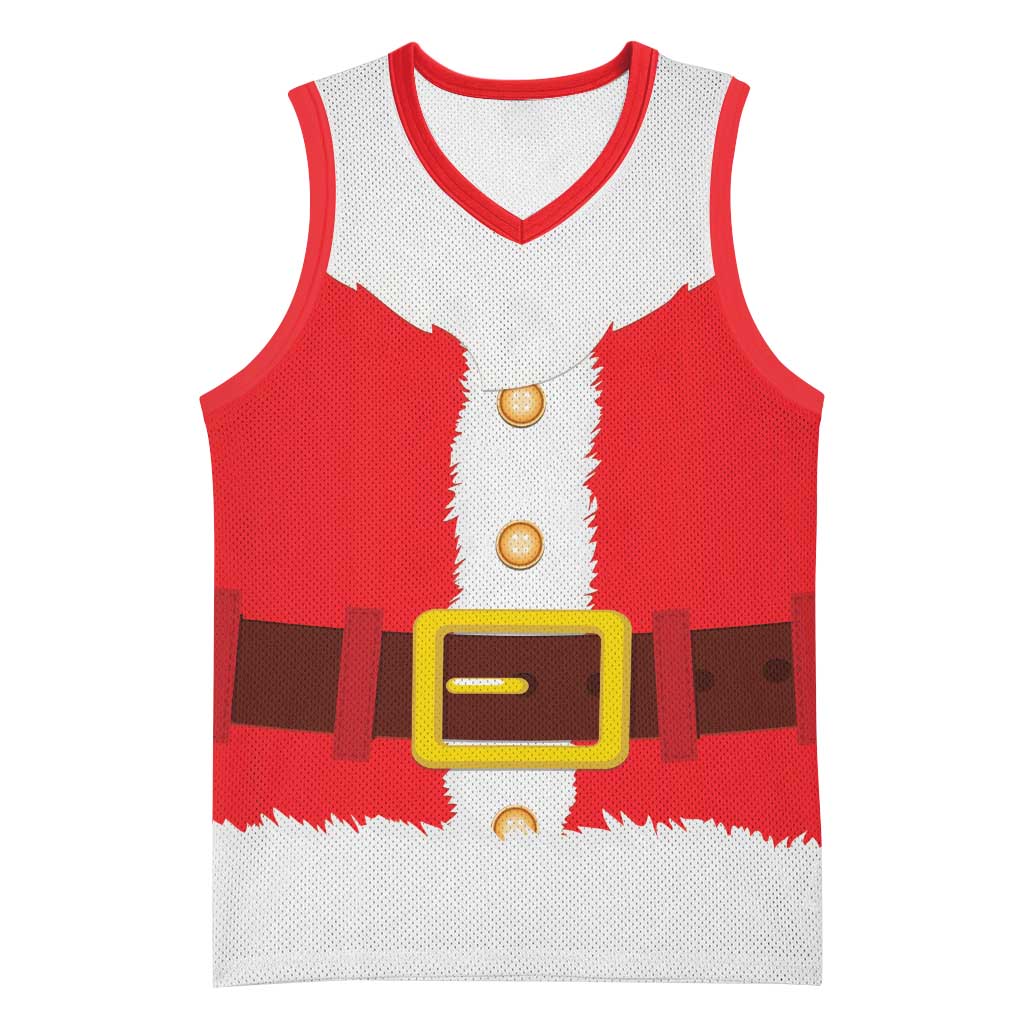 Santa Claus Costume Basketball Jersey Christmas Holiday Cosplay - Wonder Print Shop