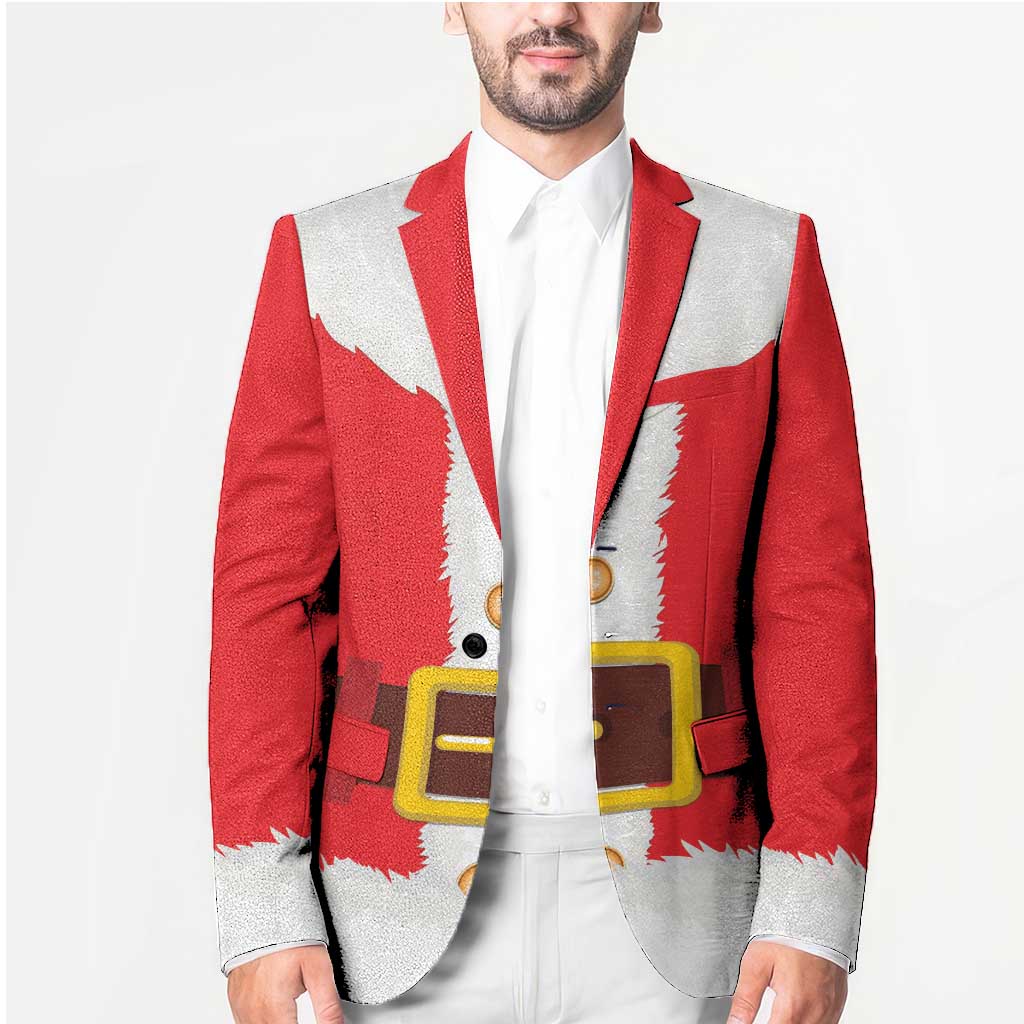 Santa Claus Costume Blazer Christmas Holiday Cosplay - Wonder Print Shop