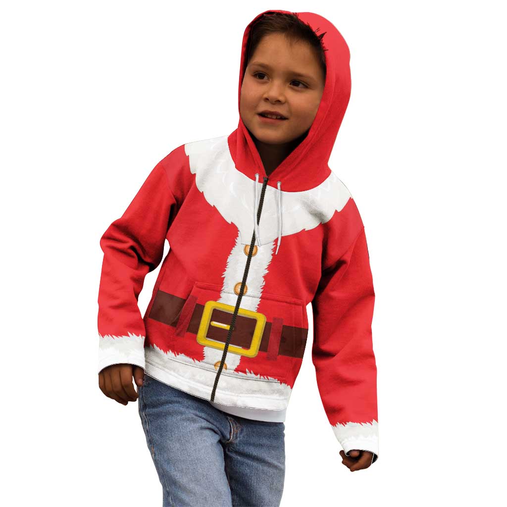 Santa Claus Costume Kid Hoodie Christmas Holiday Cosplay - Wonder Print Shop