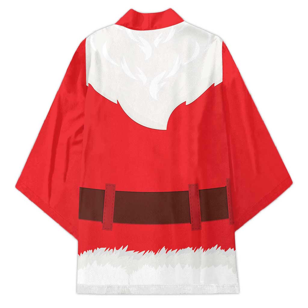 Santa Claus Costume Kimono Christmas Holiday Cosplay - Wonder Print Shop