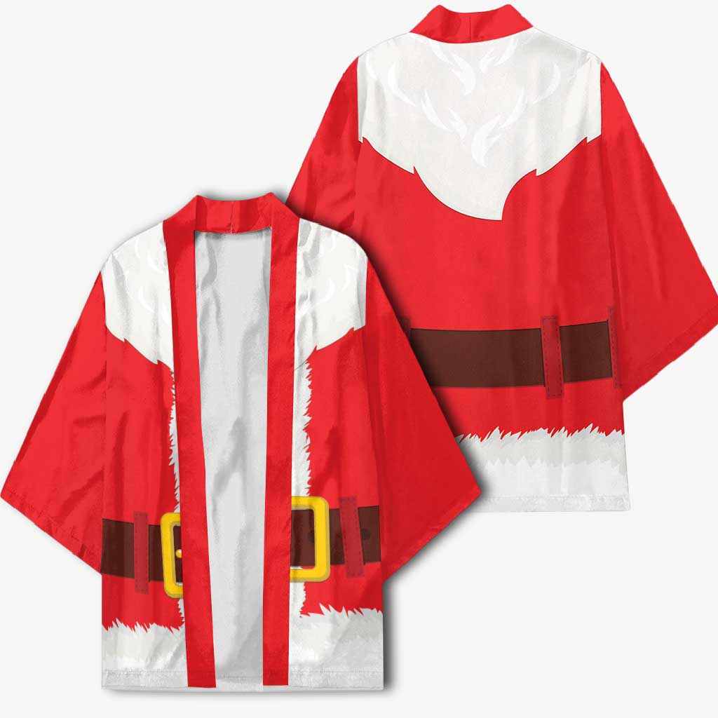 Santa Claus Costume Kimono Christmas Holiday Cosplay - Wonder Print Shop