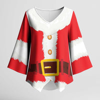 Santa Claus Costume Kimono Sleeve Blouse Christmas Holiday Cosplay - Wonder Print Shop