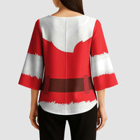 Santa Claus Costume Kimono Sleeve Blouse Christmas Holiday Cosplay - Wonder Print Shop