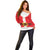Santa Claus Costume Off Shoulder Sweater Christmas Holiday Cosplay - Wonder Print Shop