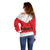 Santa Claus Costume Off Shoulder Sweater Christmas Holiday Cosplay - Wonder Print Shop