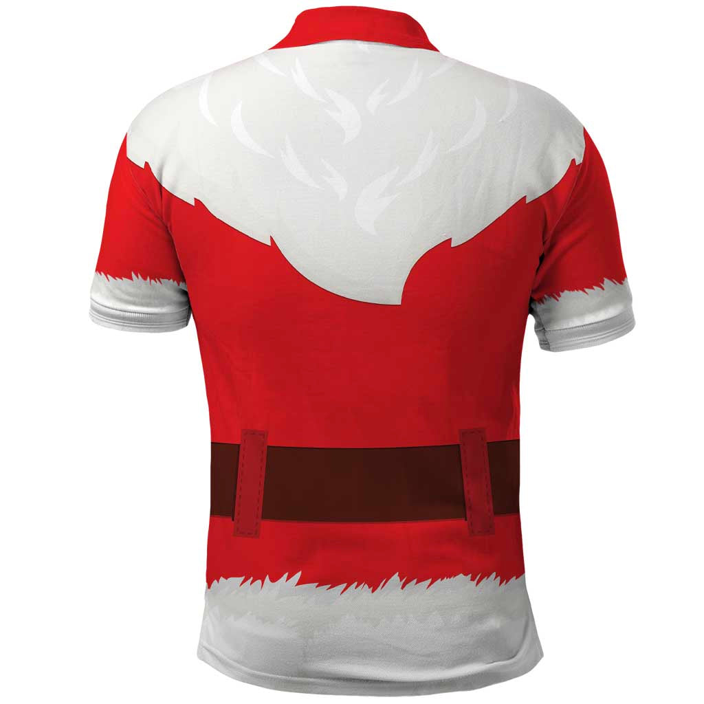 Santa Claus Costume Polo Shirt Christmas Holiday Cosplay - Wonder Print Shop