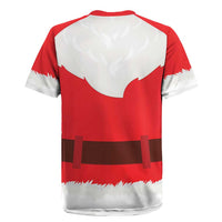 Santa Claus Costume Rugby Jersey Christmas Holiday Cosplay - Wonder Print Shop