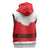 Santa Claus Costume Sleeveless Hoodie Christmas Holiday Cosplay - Wonder Print Shop
